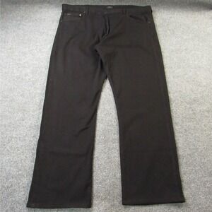 Polo Ralph Lauren Jeans Mens 42x36 Hampton Straight Relaxed Fit Black Hemmed 33